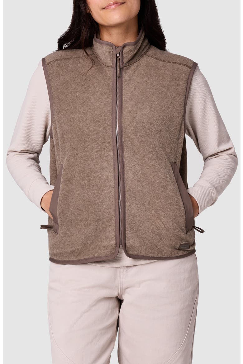 Deming Fleece Vest, Main, color, SABLE