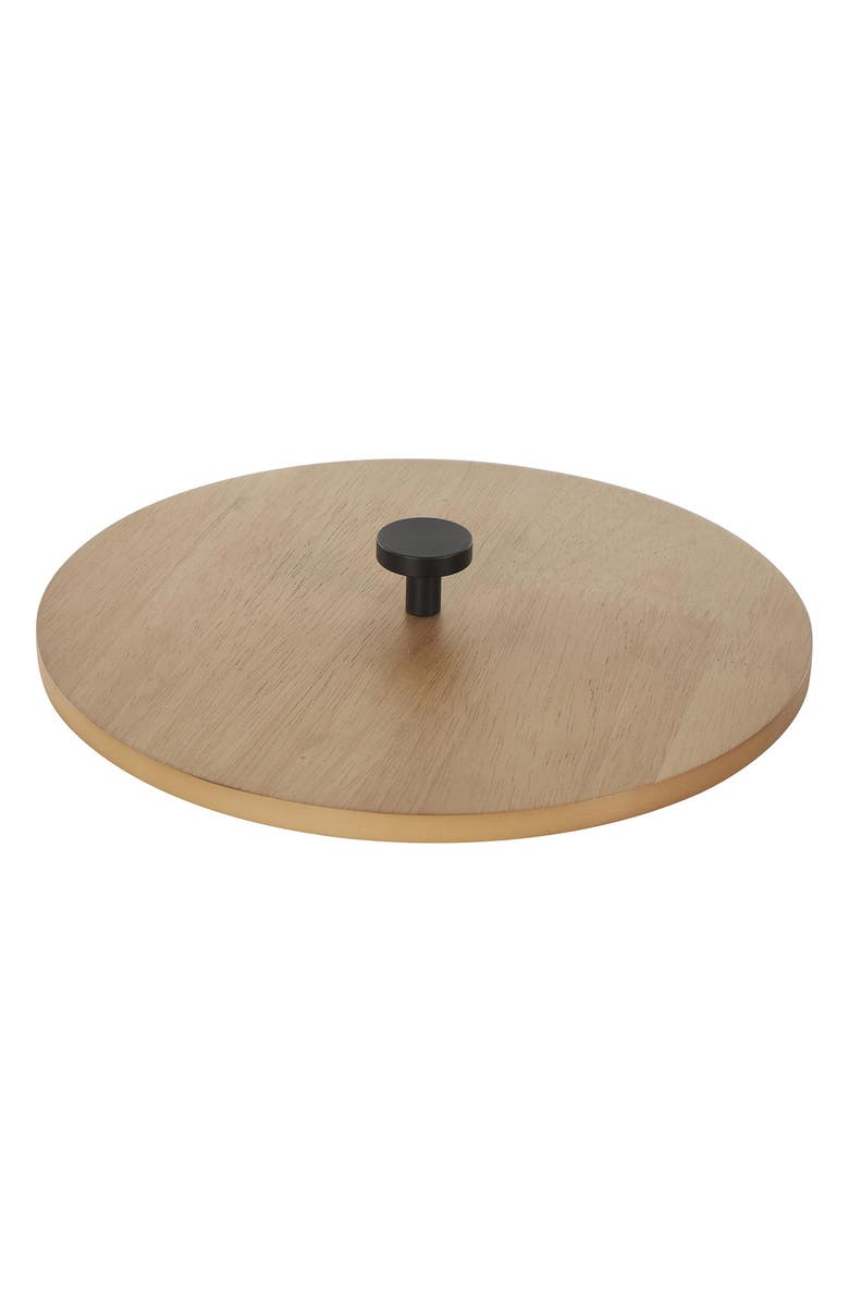 SONOMA SAGE HOME Set of Two Handmade Wood Slatted Storage Bins, Alternate, color, Brown