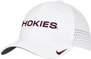 Nike Men's Nike White Virginia Tech Hokies 2026 On-Field AeroBill SwooshFlex Dri-FIT Hat