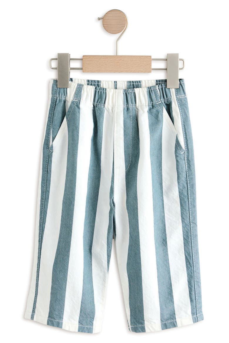 Kids' Stripe Cotton Twill Baggy Pants, Main, color, MULTI