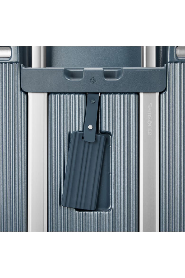Silhouette 18 Hardside Expandable 25" Checked Spinner Luggage, Alternate, color, Slate Blue