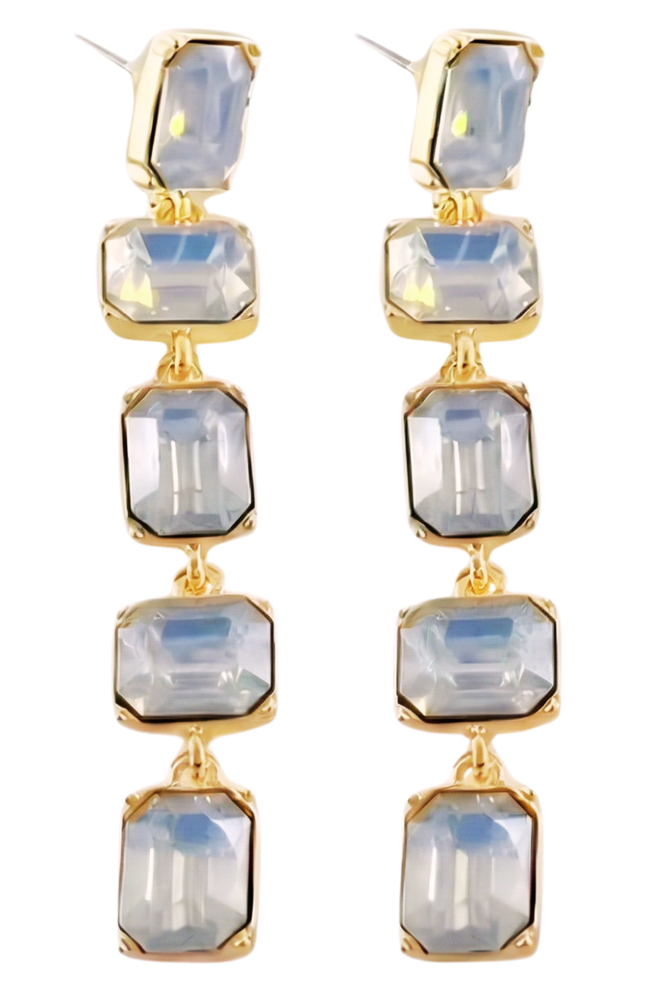 MacRae & Co. Alice Crystal Linear Drop Earrings