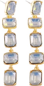 MacRae & Co. Alice Crystal Linear Drop Earrings
