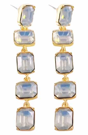 MacRae & Co. Alice Crystal Linear Drop Earrings