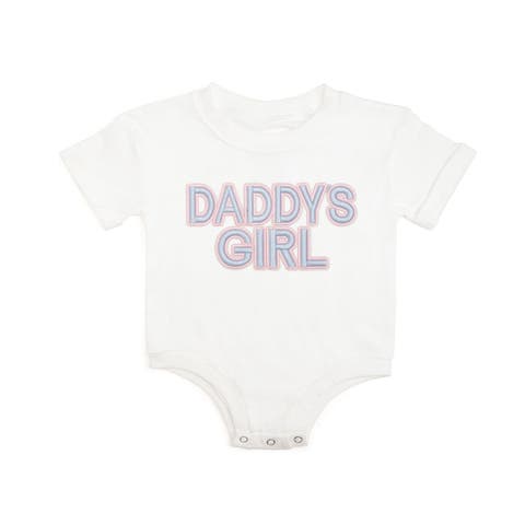 Daddy's Girl Patch Short Sleeve Romper (Baby)