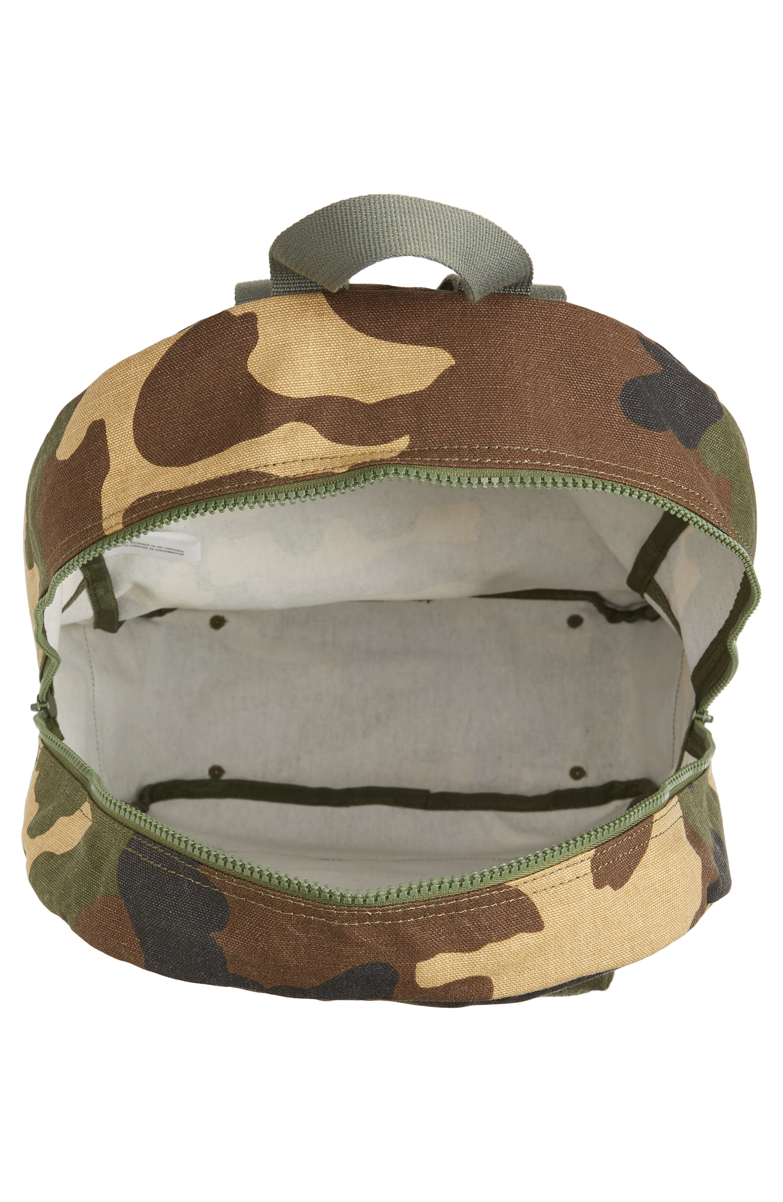 Cotton Casuals Daypack Backpack, Alternate, color, WOODLAND CAMO