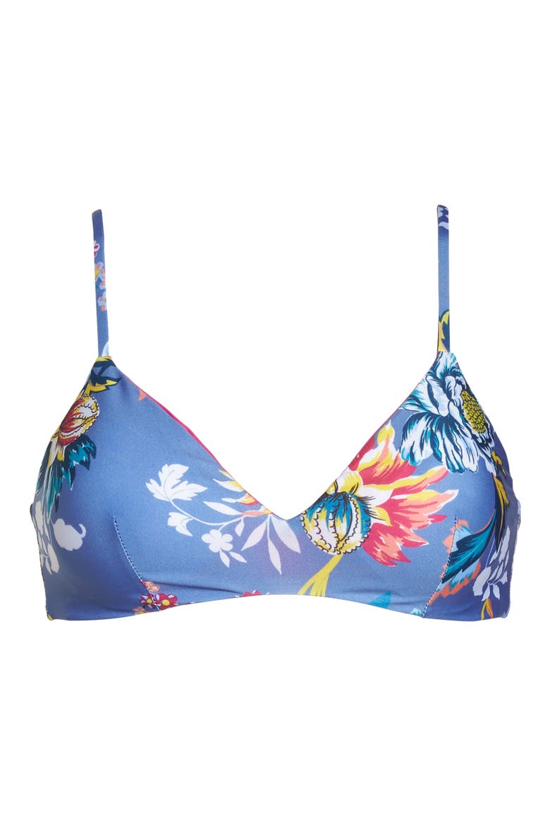 Victoria Garden Reversible Bikini Top, Alternate, color, PURPLE/ BLUE MULTI