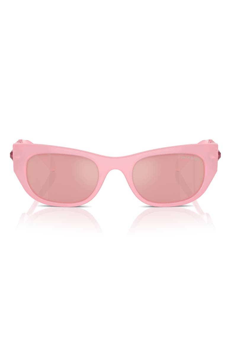 Swarovski 53mm Pillow Sunglasses, Main, color, 