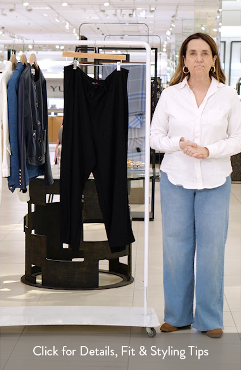 Textured Drawstring Pants, sales video thumbnail