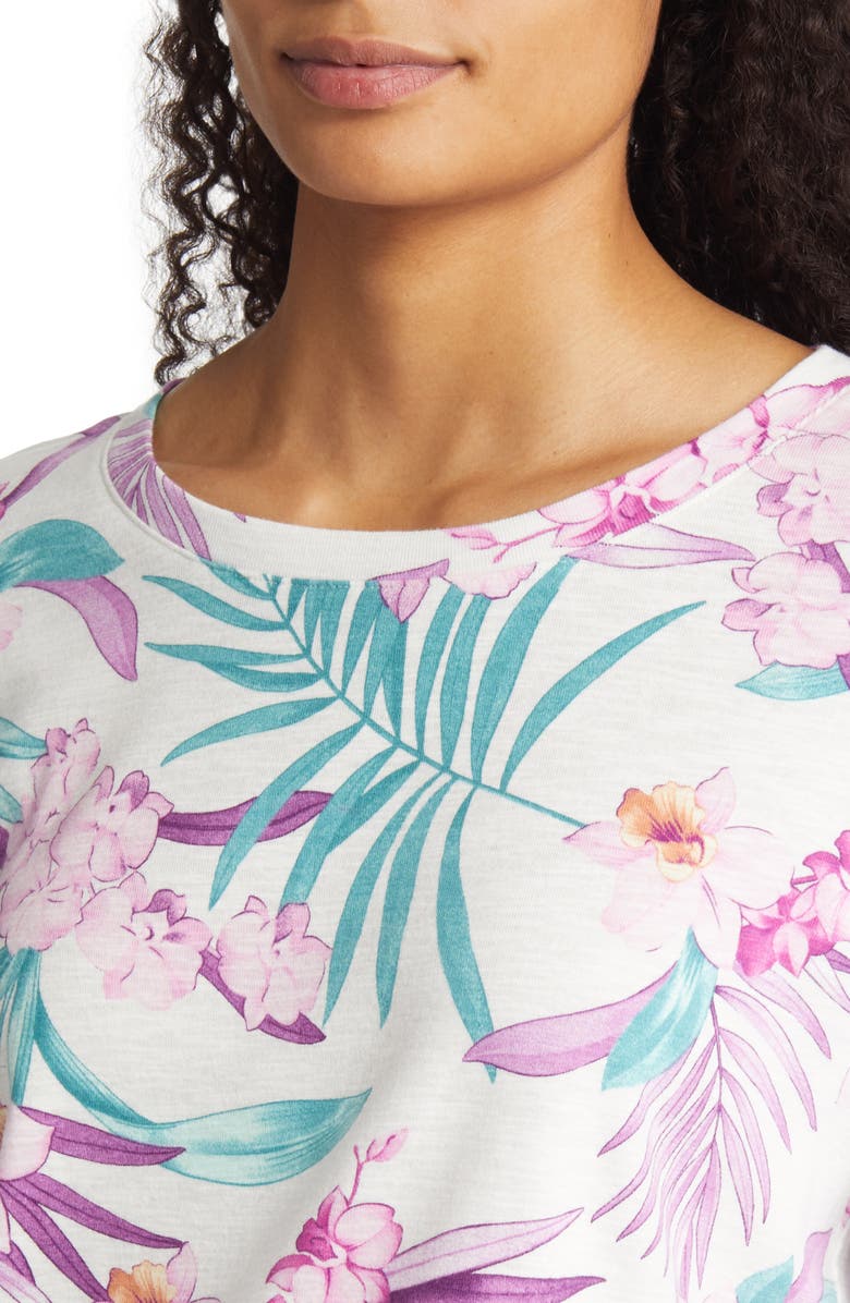 Tommy Bahama Ashby Isles Orchid Opulence Cotton Blouse, Alternate, color,