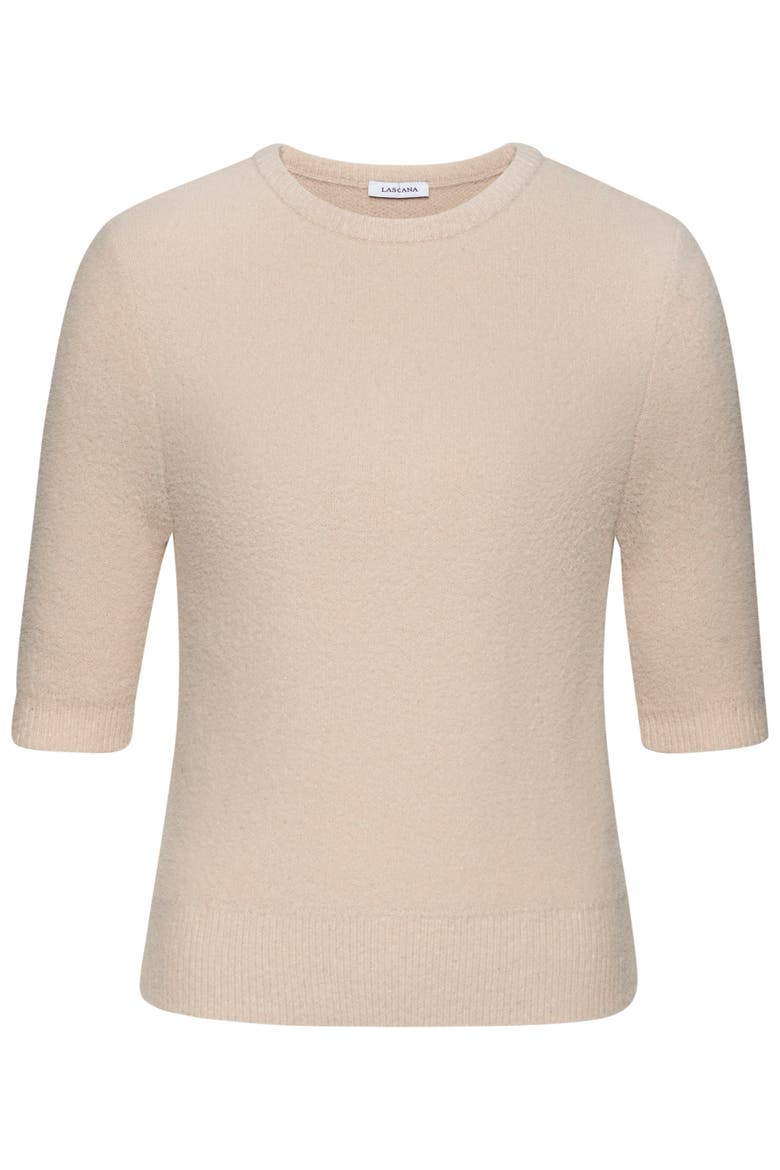 Elbow Length Sleeve Sweater, Alternate, color, Sand