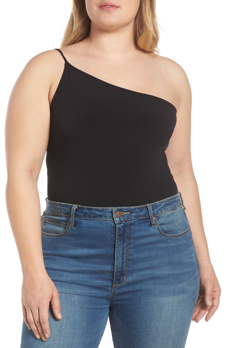 Leith One-Shoulder Bodysuit, Main, color,