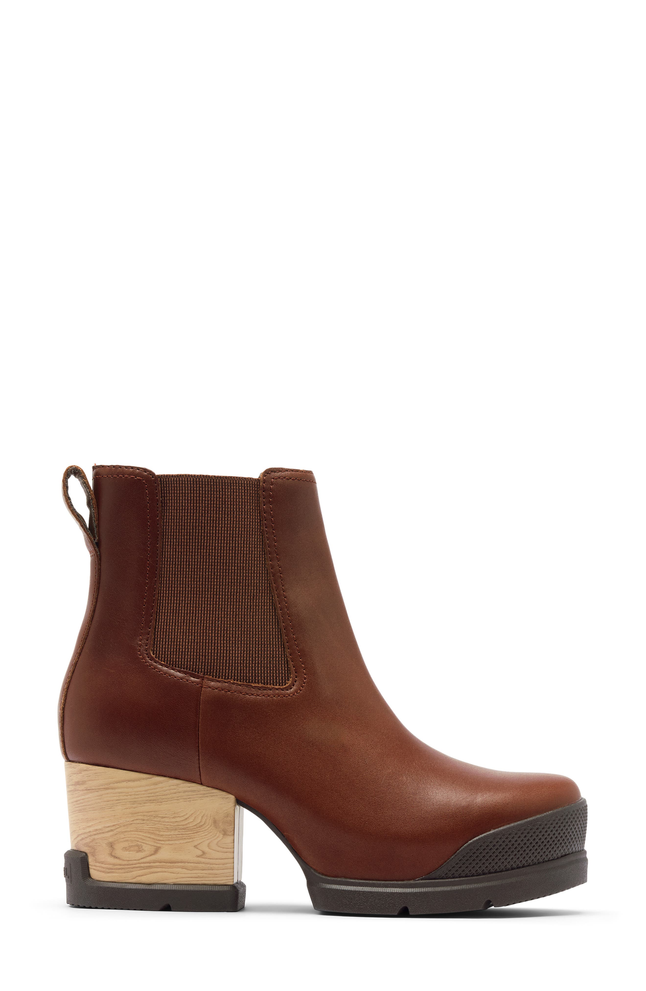 Roam'n™ Chelsea Platform Boot, Alternate, color, DARK AUBURN/ BLACKENED BROWN