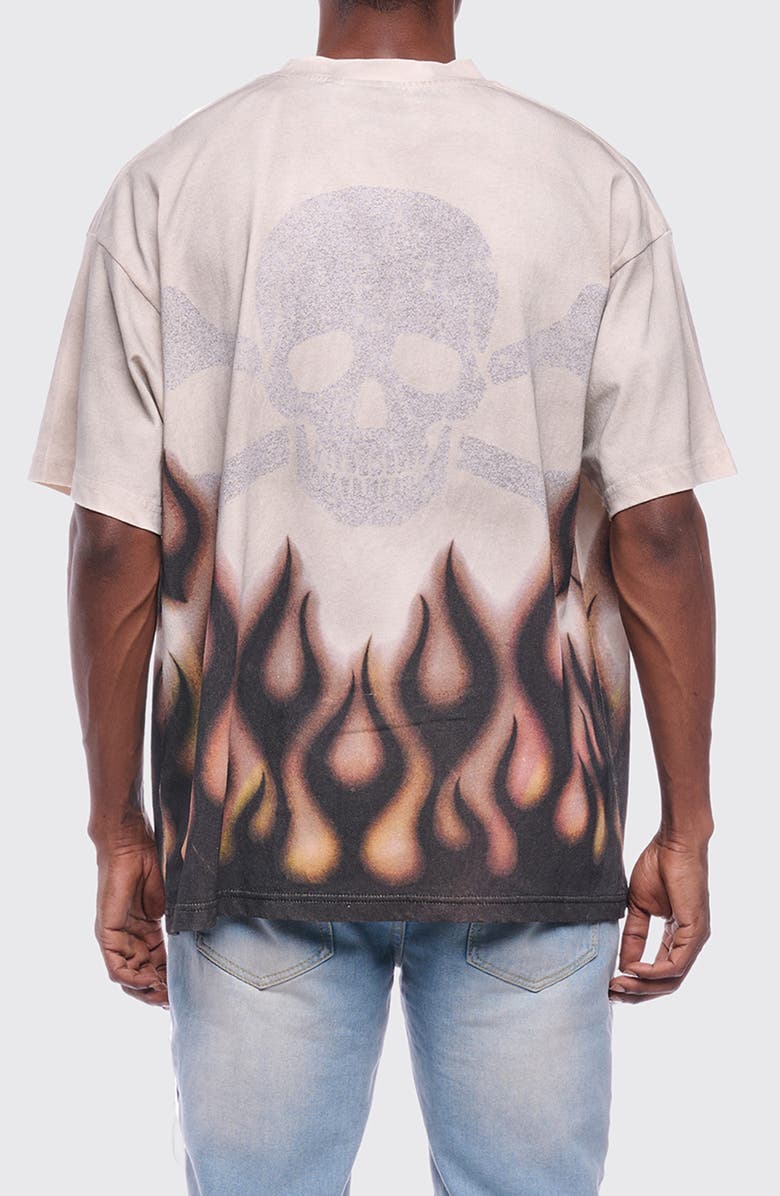 Rolling Loud Inferno Cotton Graphic T-Shirt, Alternate, color, Washed White