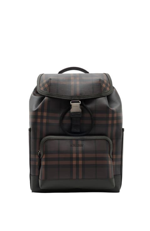 City Check Clip Backpack