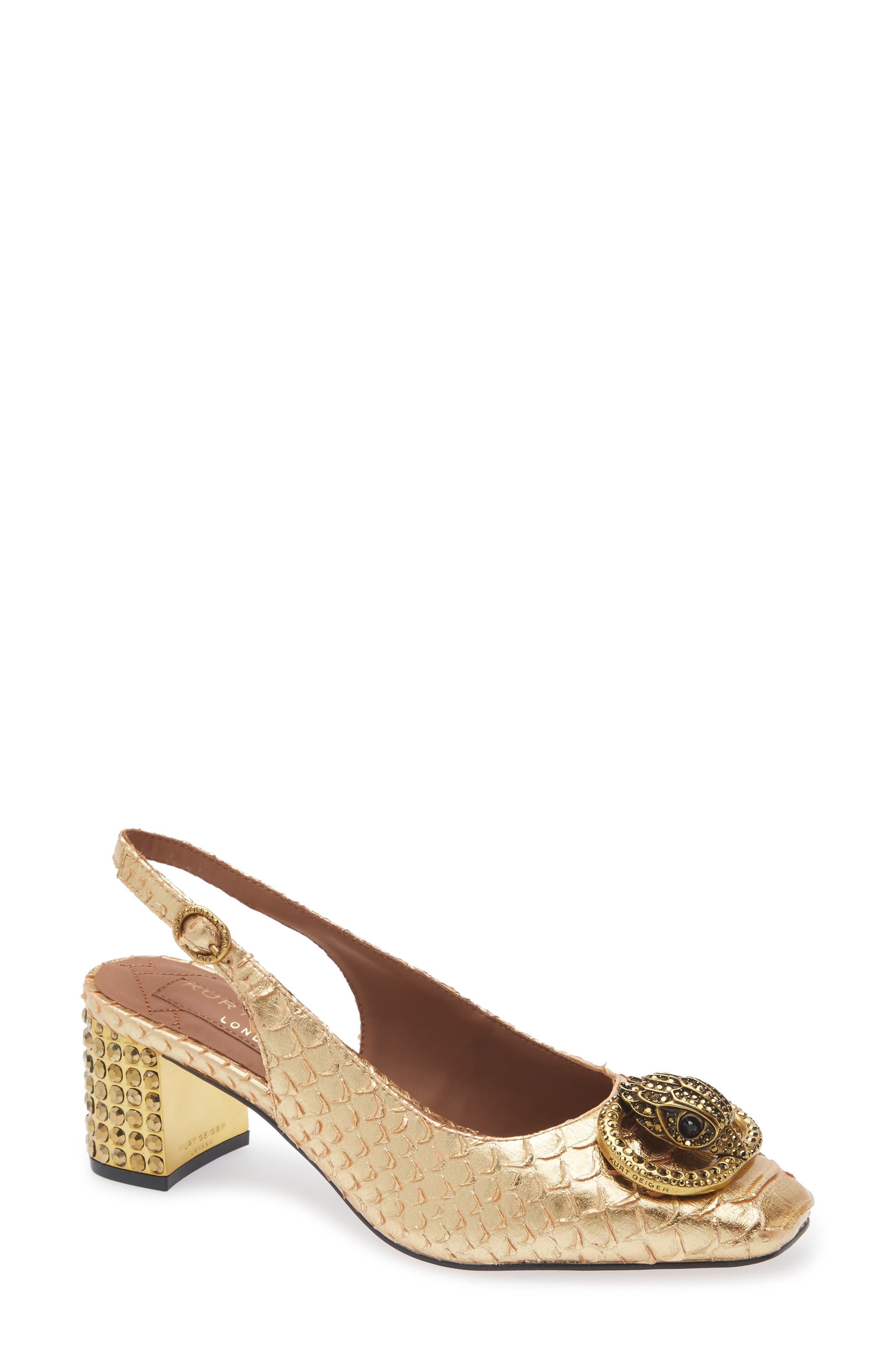 Kurt Geiger London Chelsea Block Heel Slingback Pump