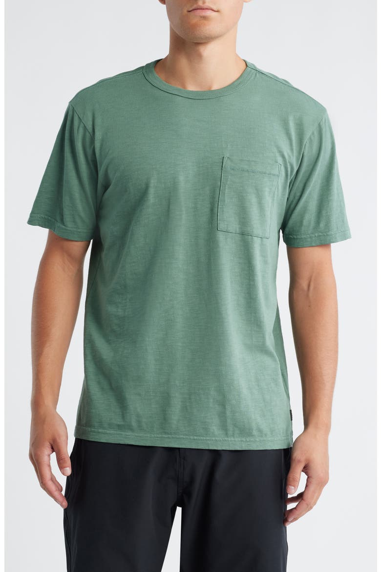 Well Worn Organic Cotton T-Shirt, Main, color, SLATE GREEN