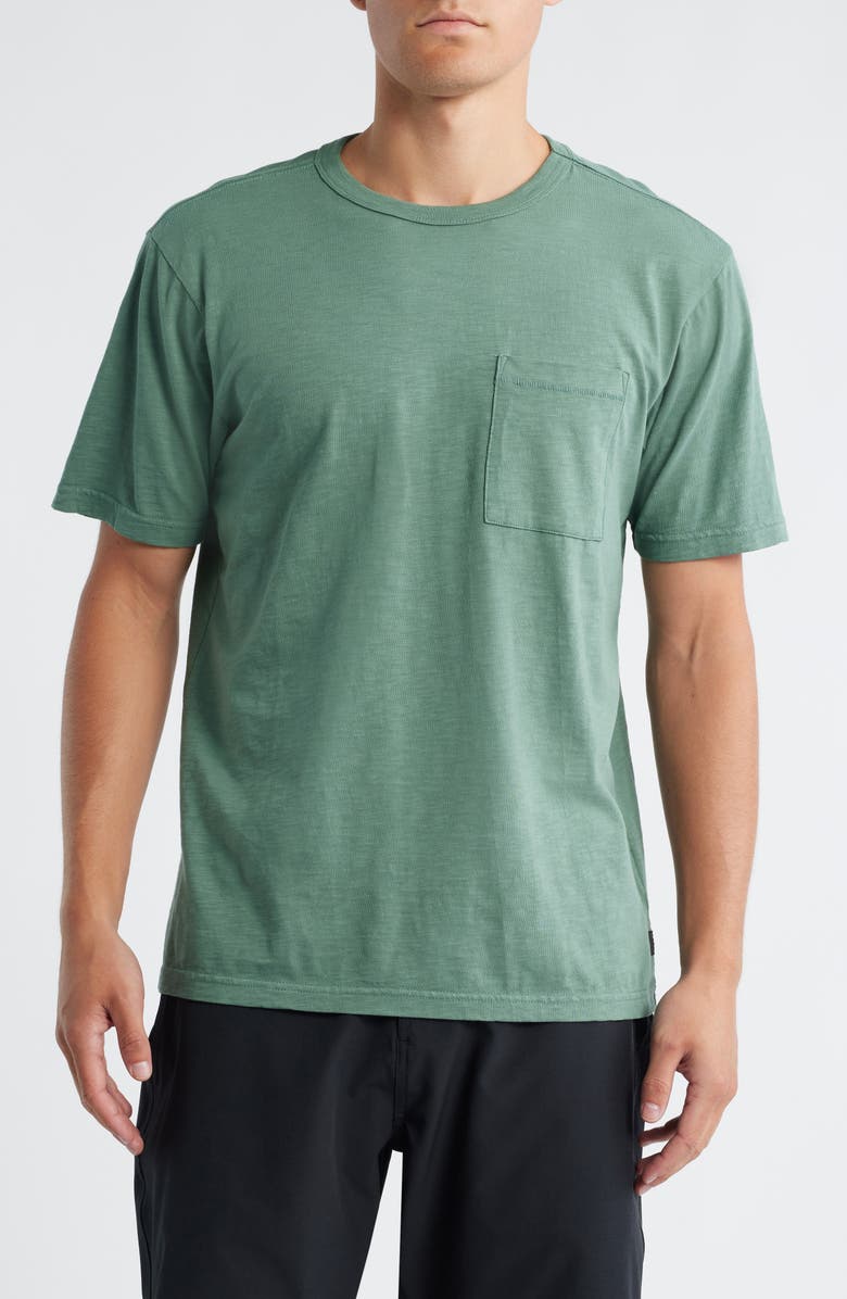 Roark Well Worn Organic Cotton T-Shirt, Main, color, Slate Green