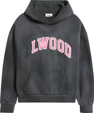 Elwood Fireside Distressed Logo Hoodie