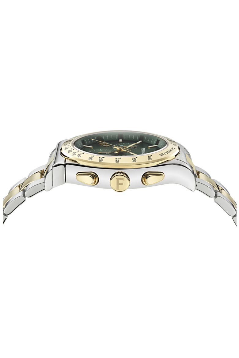 1927 Chronograph Bracelet Watch, 42mm, Alternate, color, TWO TONE GREEN