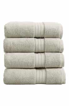 Woven & Weft Premium Cotton 4-Pack Bath Towel Set