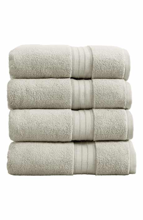 Woven & Weft Premium Cotton 4-Pack Bath Towel Set