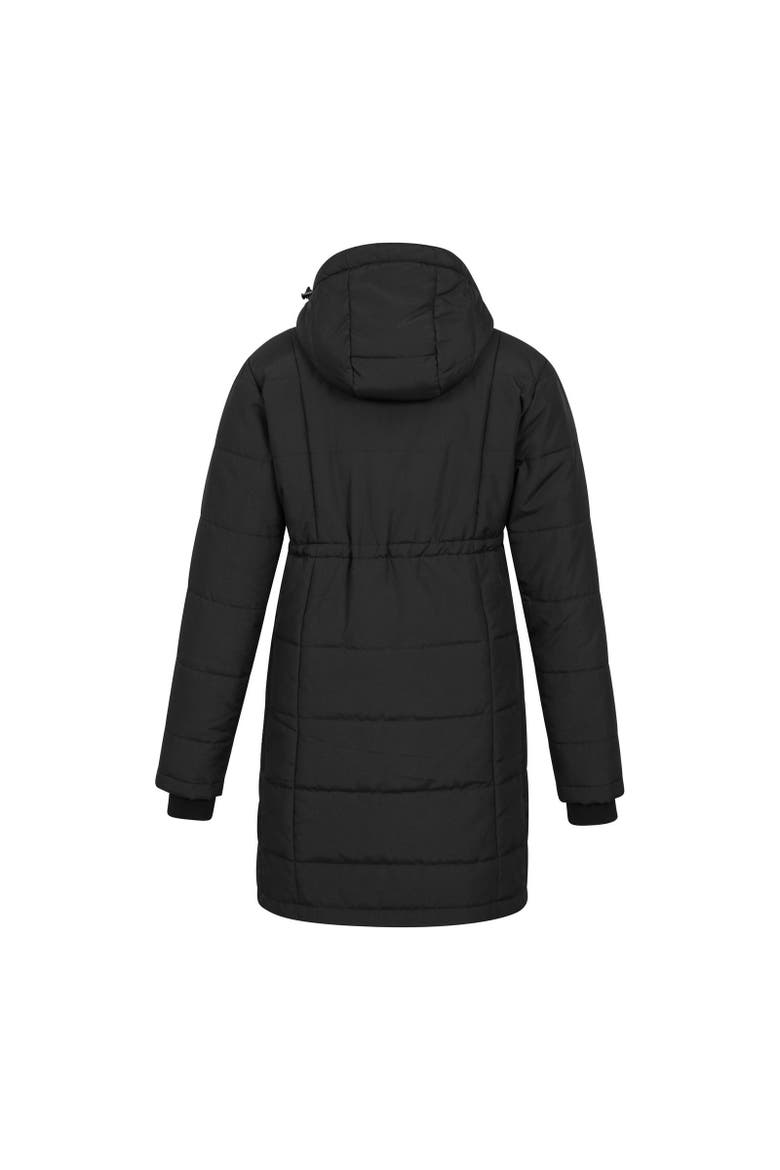 Amethyst Long Maternity Padded Jacket, Alternate, color, Black