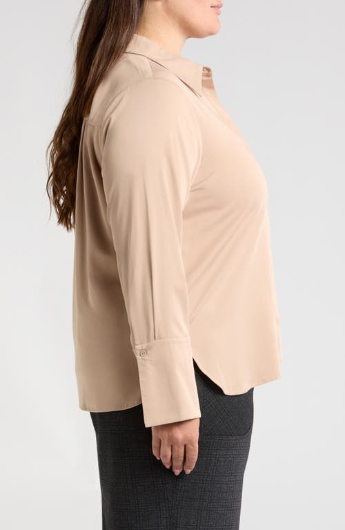 Wit & Wisdom Satin Button-up Shirt