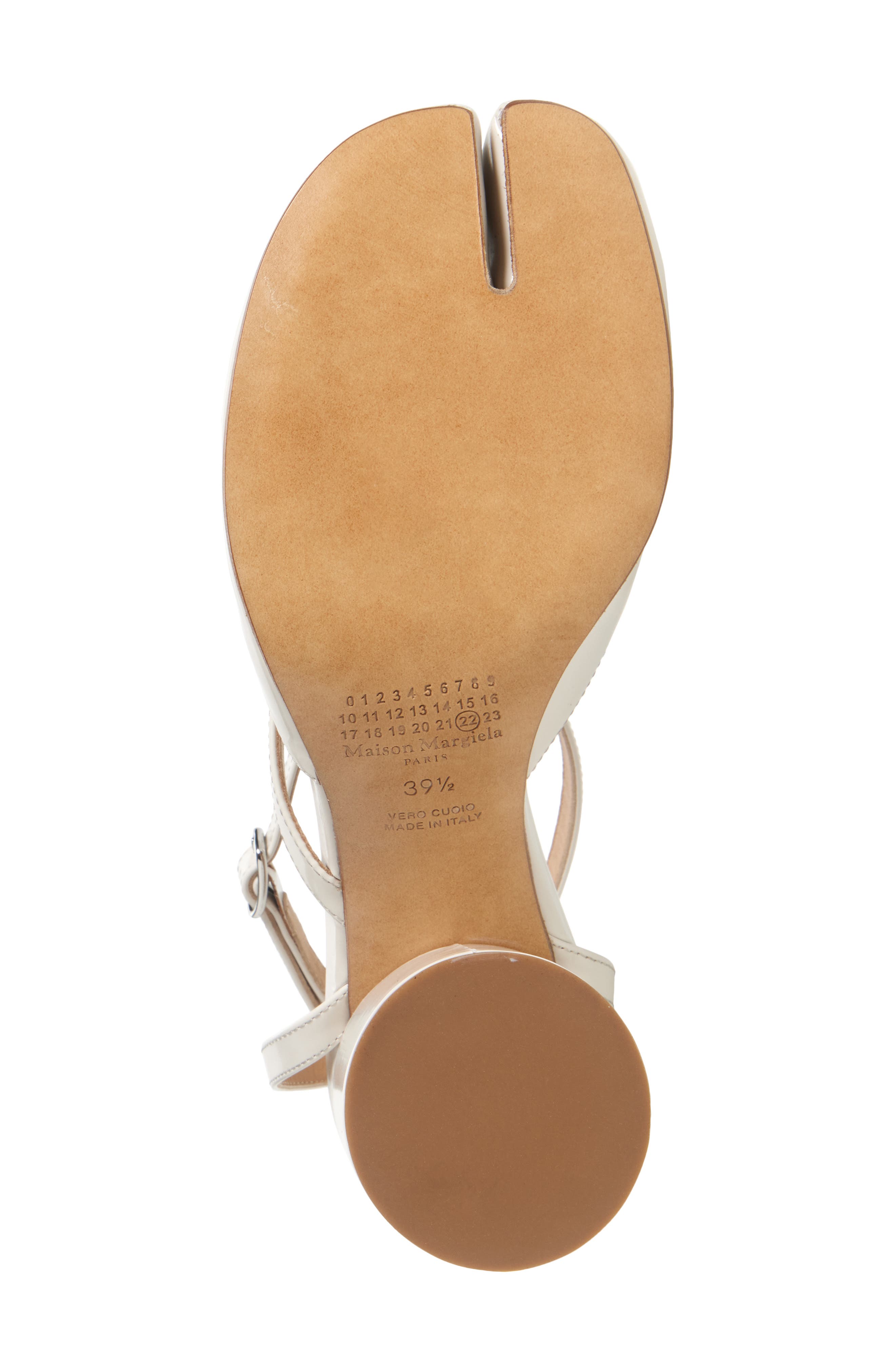 Tabi Ankle Strap Pump, Alternate, color, WHITE SAND