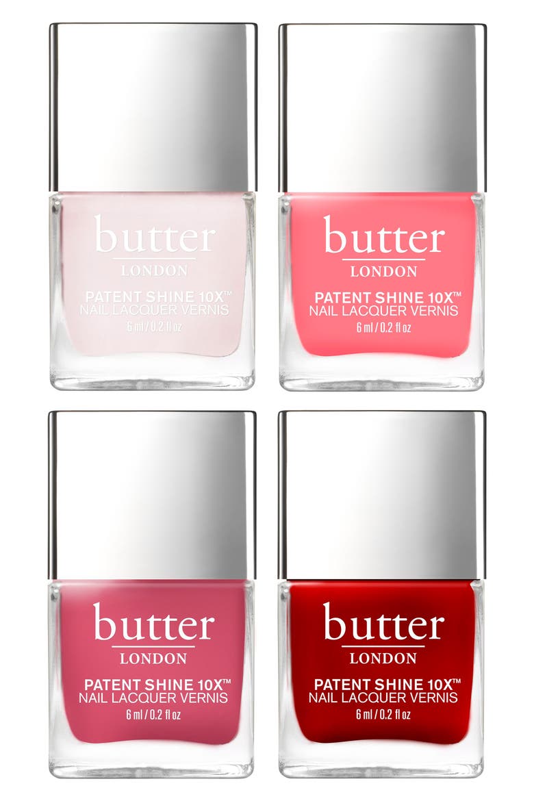 Rosy to Red Patent Shine 10x™ Nail Lacquer Set (Limited Edition) (Nordstrom Exclusive), Main, color, ROSY TO RED