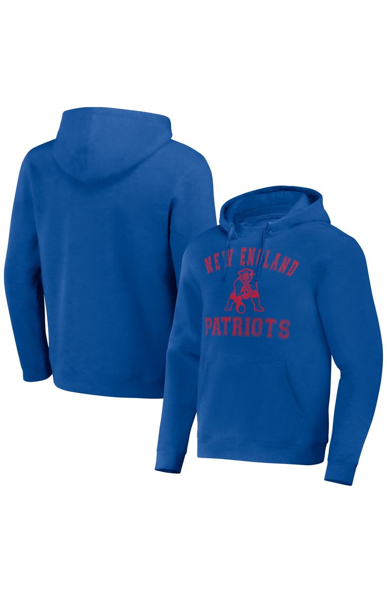 NFL X DARIUS RUCKER Men's NFL x Darius Rucker Collection by Fanatics Royal New England Patriots Coaches Pullover Hoodie, Main, color,