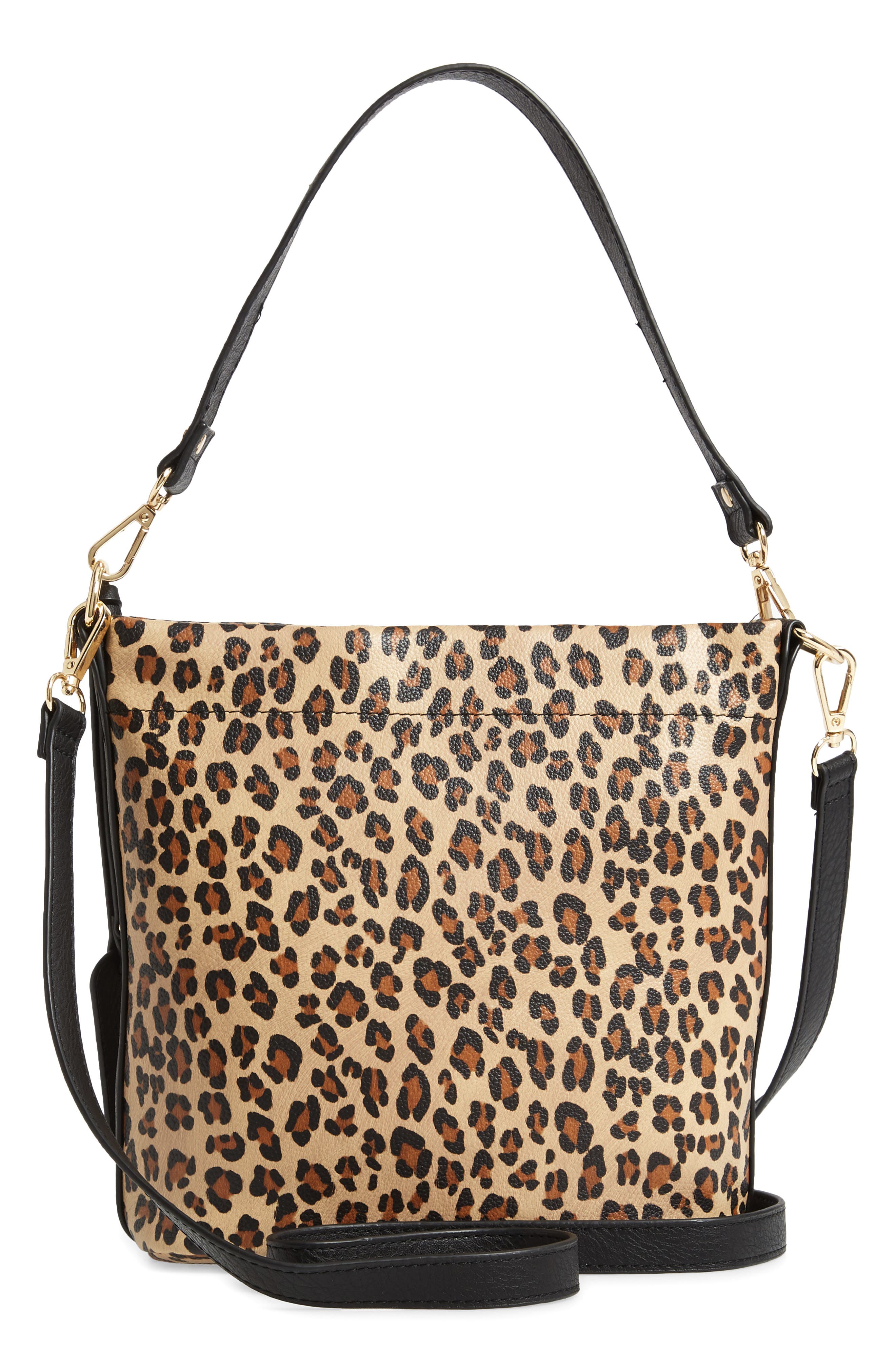 Sole Society Beryl Faux Leather Bucket Bag, Alternate, color, 