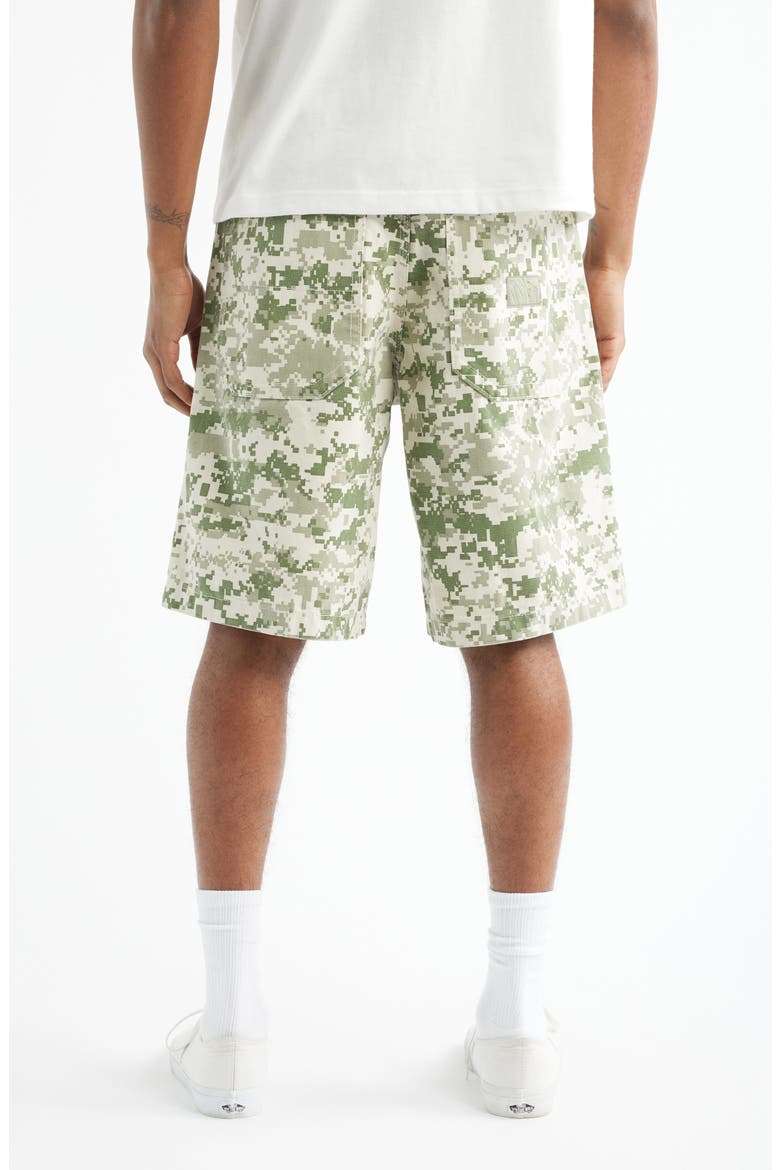 Pixel Camo Cotton Canvas Shorts, Alternate, color, DIGITAL CAMO
