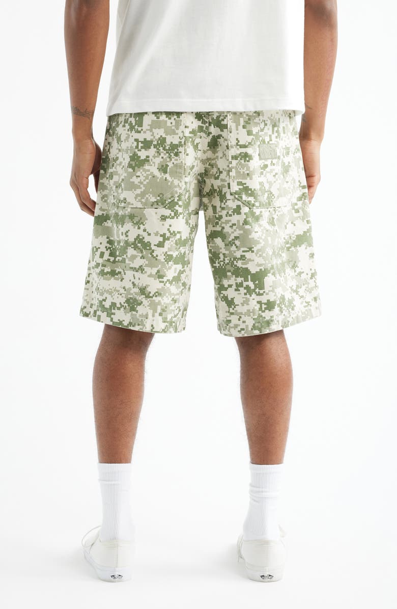 Vans Pixel Camo Cotton Canvas Shorts, Alternate, color, Digital Camo