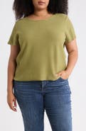Adrianna Papell Short Sleeve Sweater