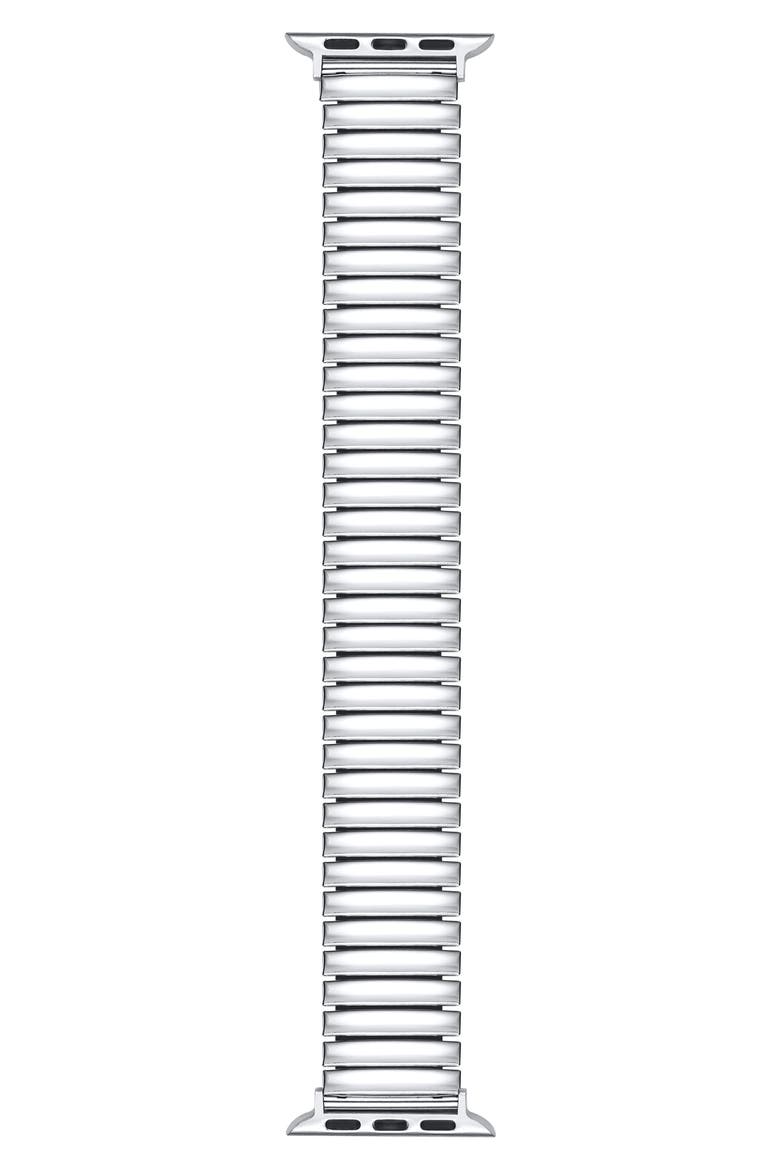 Slink 42mm Apple Watch® Stretch Watchband, Main, color, SILVER