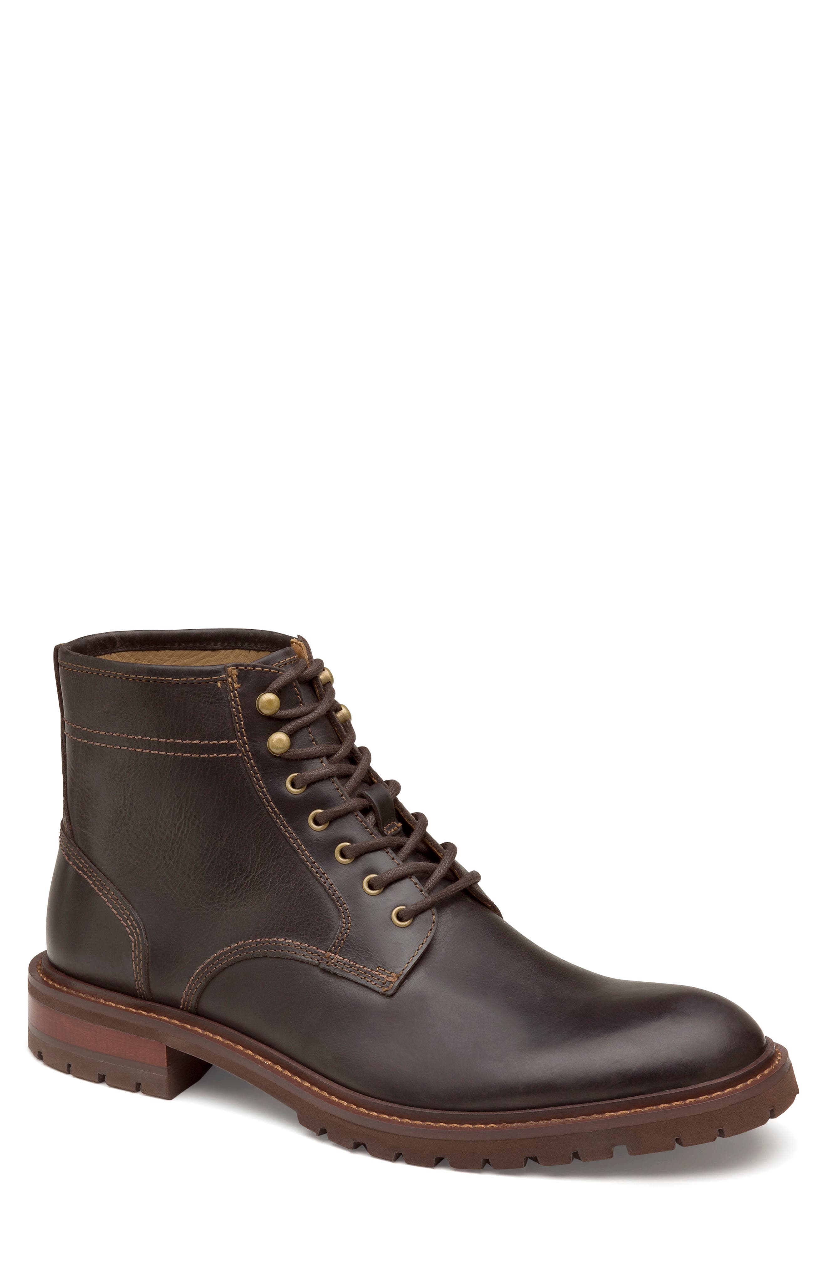 Barrett Water Resistant Boot, Main, color, DARK BROWN
