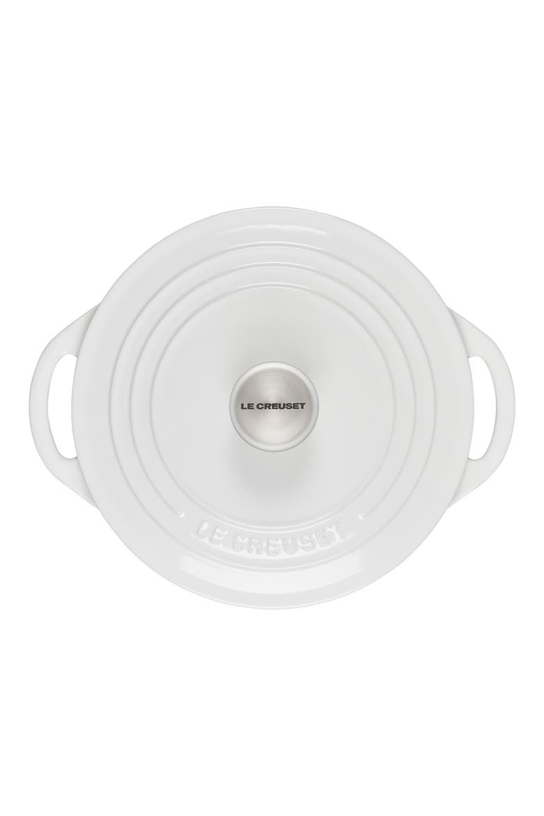 Signature 2.75 Quart Enamel Dutch Oven, Alternate, color, WHITE