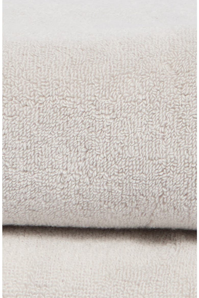 Organic Hydrocotton Set of 2 Bath Sheets, Alternate, color, GREY VAPOR