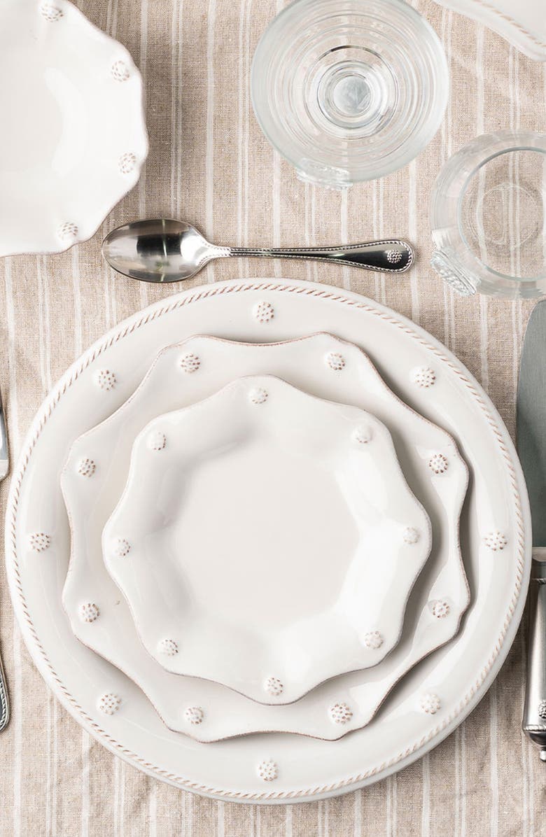 Juliska Berry & Thread Classic Whitewash 16-Piece Dinnerware Set, Alternate, color, Whitewash