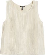 Eileen Fisher Stretch Silk Shell Top