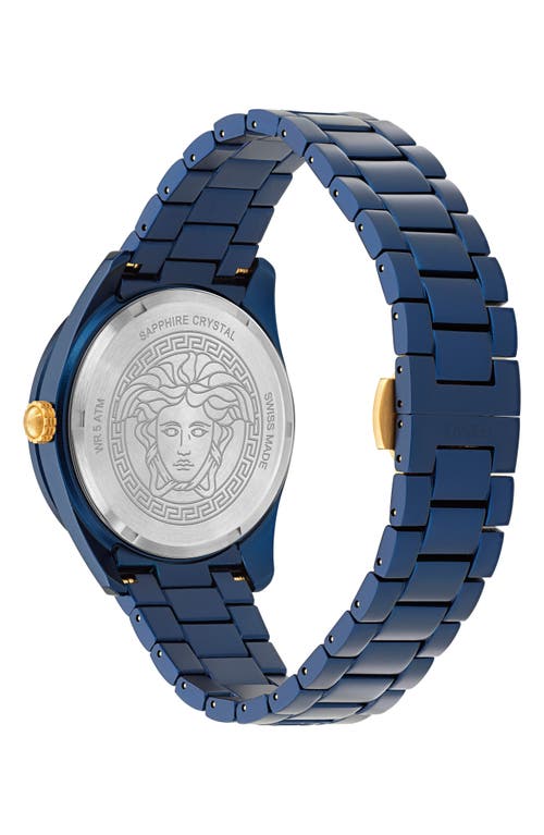 Versace Dome 42mm In Blue