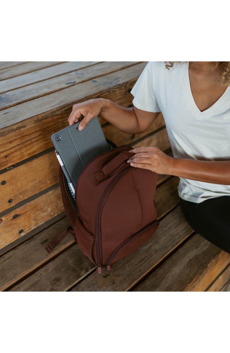 Parker Baby Co. Drift Neoprene Lite Diaper Backpack, Alternate, color, Black