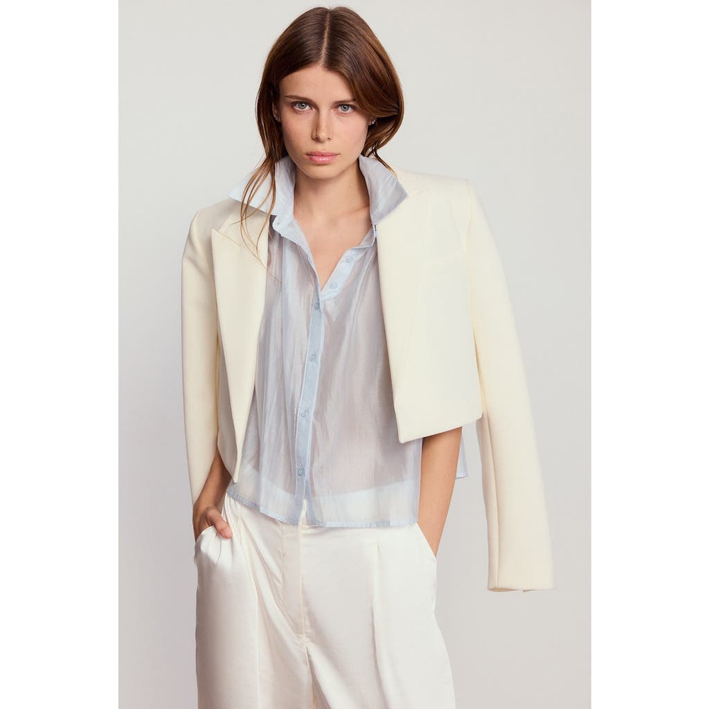 The Shirt By Rochelle Behrens The Hayden Shirt In Blue