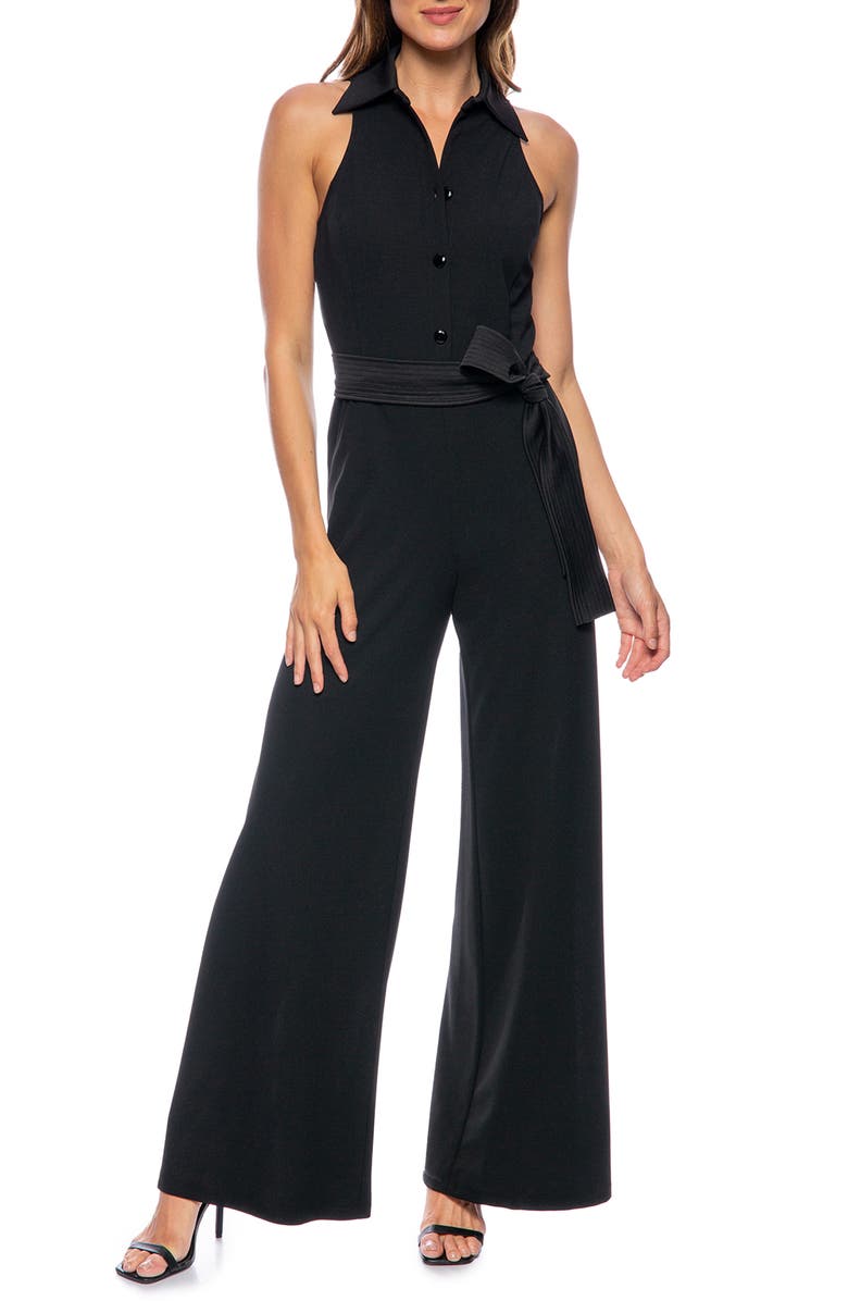 Marina Johnny Collar Jumpsuit, Main, color,
