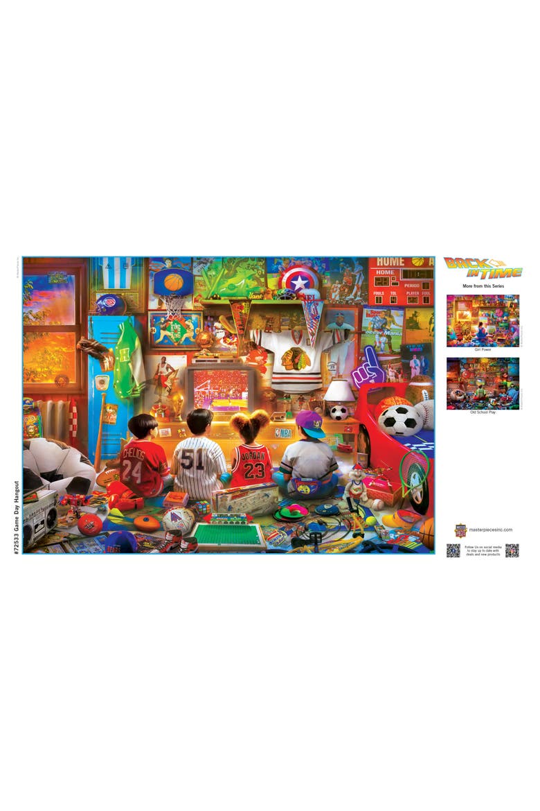 Game Day Hangout 1000pc Jigsaw Puzzle, Alternate, color, Multicolor
