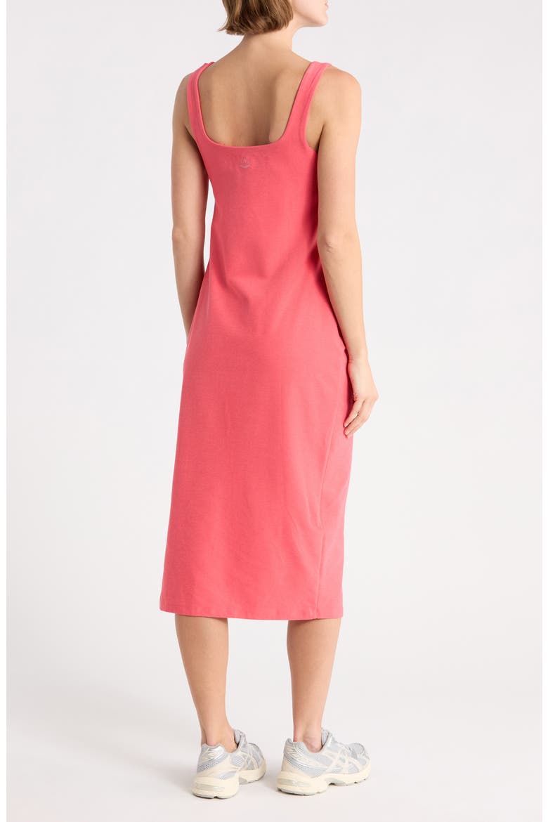 Icon Space Dye Midi Dress, Alternate, color, CORAL GLOW HEATHER