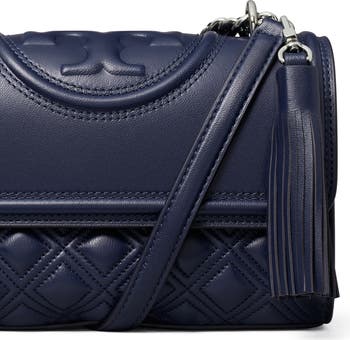 Tory Burch Small Fleming Convertible Leather Shoulder Bag
