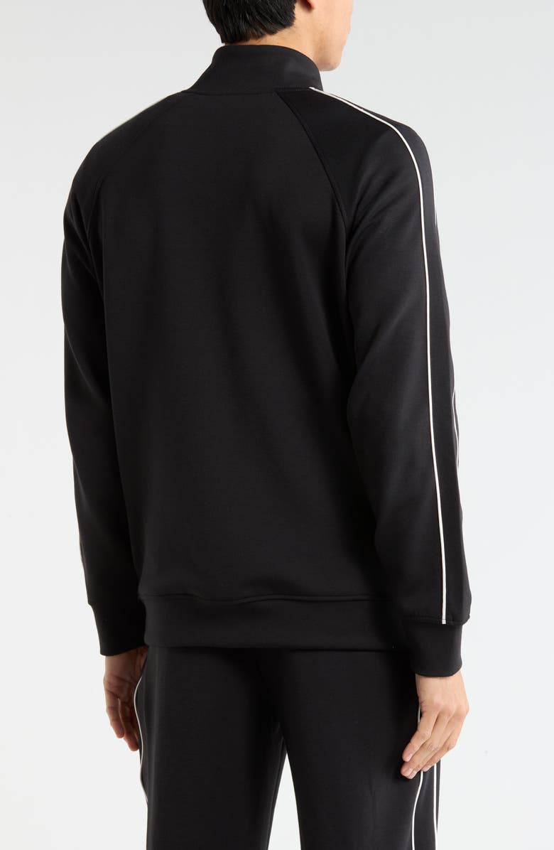 90 DEGREE BY REFLEX Daxton Scuba Jacket, Alternate, color, Black-White