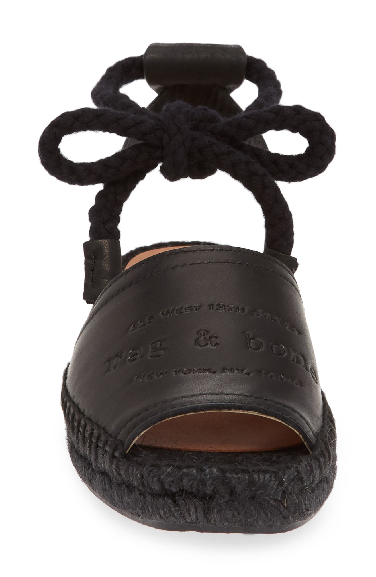 rag & bone Estelle Logo Espadrille Sandal, Alternate, color, 